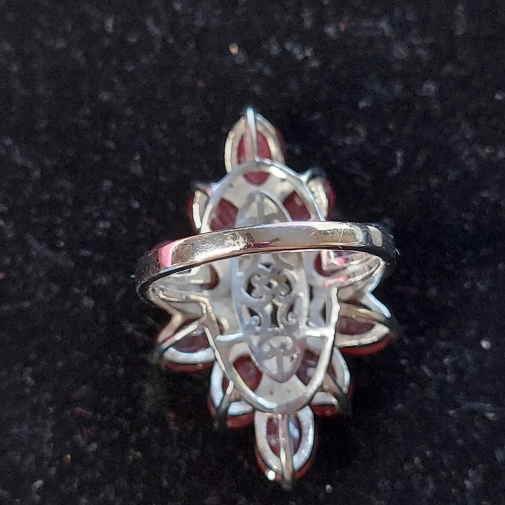Ruby Cocktail Ring - image 6